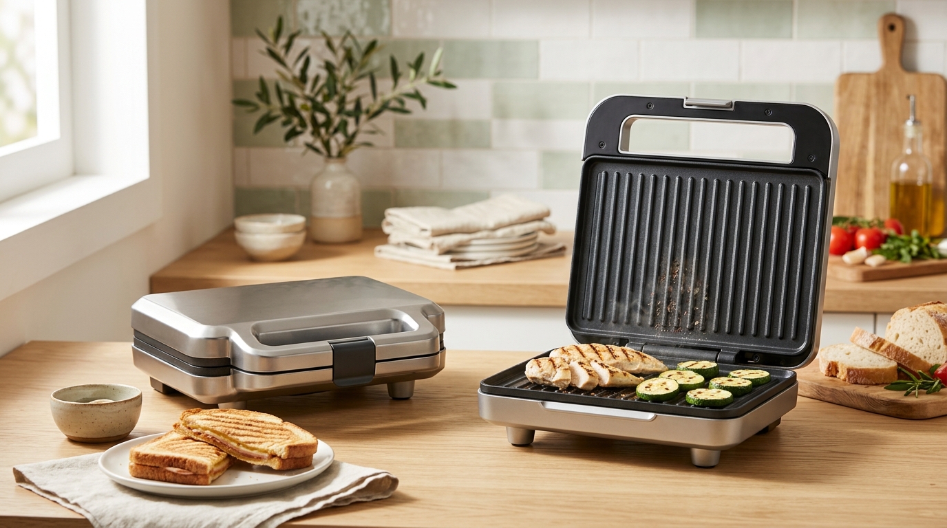 Sanduicheira ou grill elétrico: qual a diferença?